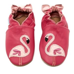 New Pink Flamingo Robeez shoes